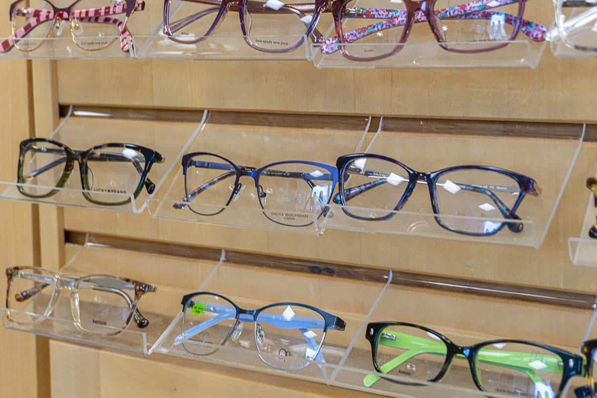 Eye Glasses Displays at Ackermann Total Eye Care in Lake City MN